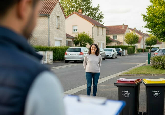 Grand Paris Grand Est lance une enquête sur les bacs de collecte