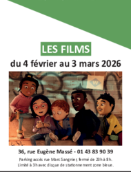 Programmation du 4 février au 3 mars 2026