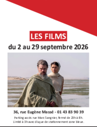Programmation du 2 au 29 septembre 2026