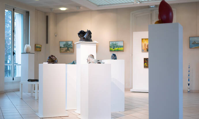 Exposition de peintures et sculptures