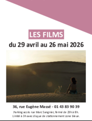 Programmation du 29 avril au 26 mai 2026