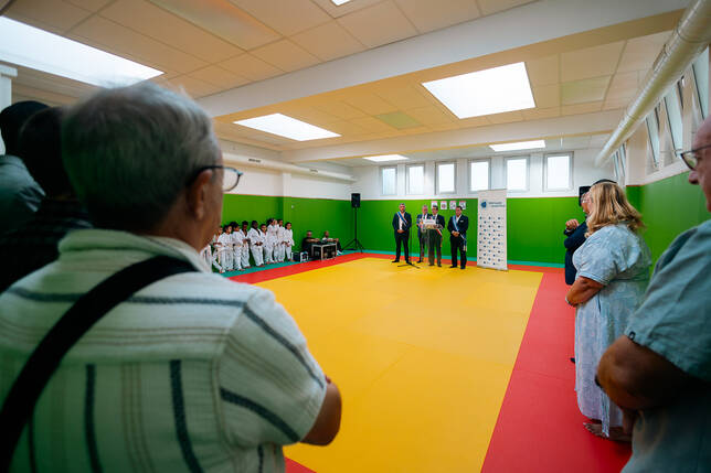 Le dojo Gutenberg inauguré après d’importants travaux de rénovation